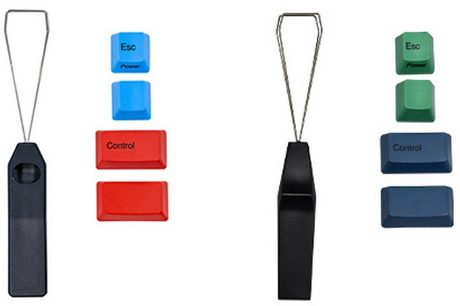 PFU 해피해킹 포인트 키캡 PD KB400KT02 세트 KB400KT01, 1개 와이어플러