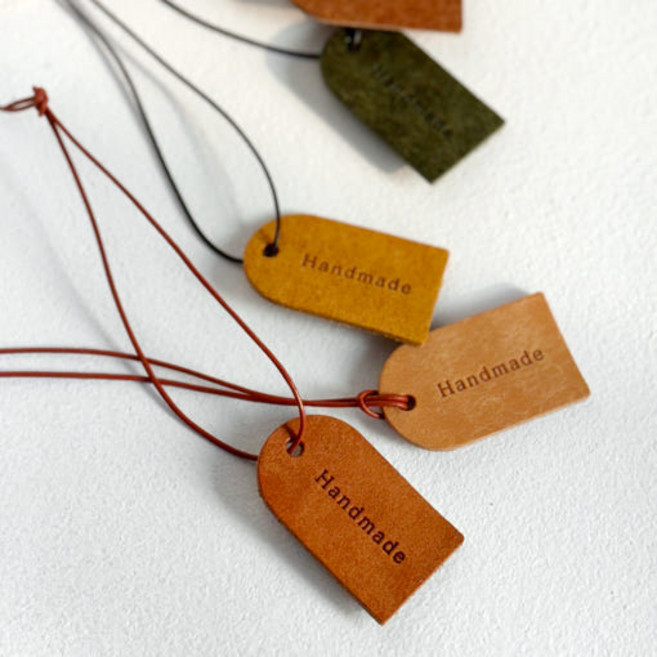 리얼가죽끈 포함 이태리 푸에블로 핸드메이드 레더택 앤틱 빈티지 가방참, 1개, 머스타드