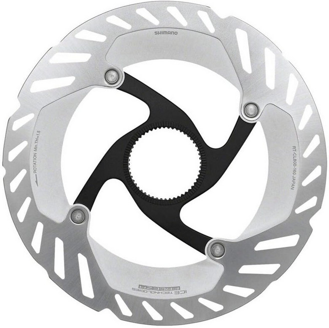 SHIMANO 자전거브레이크로터 디스크로터 시마노 Rt-Cl800 로터 - 센터락 실버 160mm