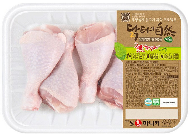 마니커 닭터의자연 국내산 무항생제 냉장 닭다리 북채, 1개