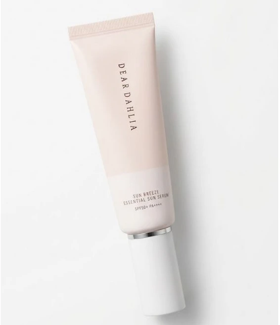 디어달리아 선 브리즈 에센셜 선 세럼 SPF50+ 50ML (수량선택가능) deardahlia 메이크업베이스 수분선크림, 1개 - 쿠팡