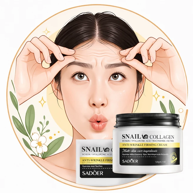 [새로운 포장]보톡스 크림 팔자필러크림 주름개선 크림 팔자주름 콜라겐 크림 팔자주름 제거 크림 1위 팔자주름없애기 보르 피린 함유로 깊은 주름개선과피부탄력 강화 보습 및항노화 효과, 1개, 120g - 쿠팡