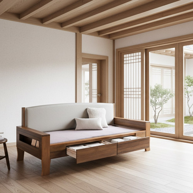 서광퍼니처 온기담 3인 황토 흙소파 온열 온돌 건강 수납소파 hy, 온기담 소파