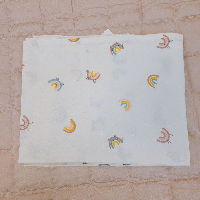 압소바 중계점 # 임신 출산준비 유아 여름 이불 국내제작 레이온 100%인견 블랭킷 여름 이불, 크림