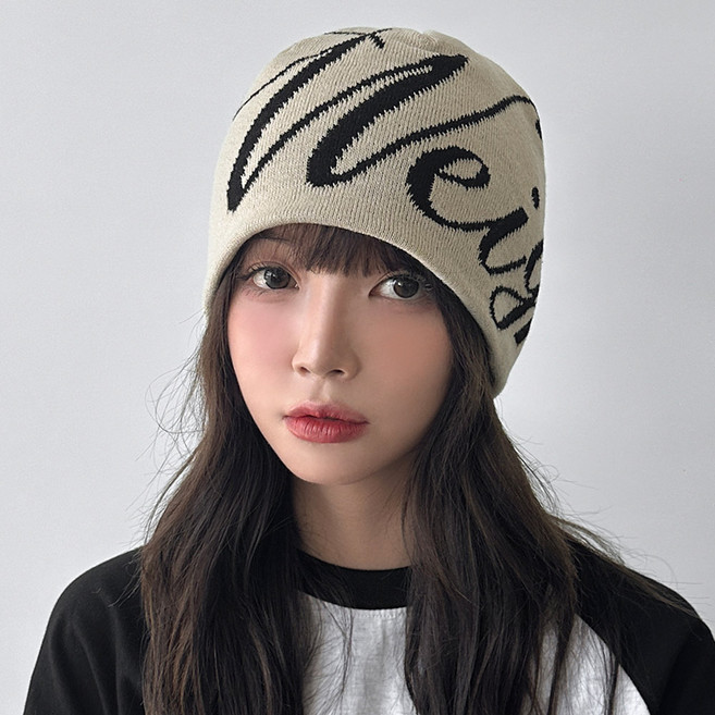 레터링 비니 봄 여름 가을 여자 남자 비니