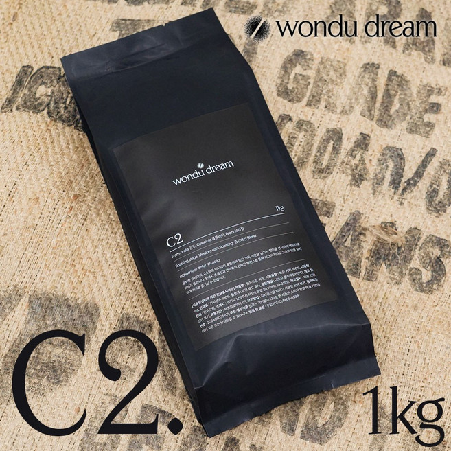 원두드림 브라질 블렌드 홀빈(분쇄안함) 로스팅 고소한맛 10+3 C2 1kg