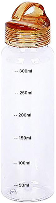 국산 슬림 미니 휴대용 물병 물통 어린이 러닝 등산 트라이탄소재 BPA free, 03 오렌지, 1개, 300ml