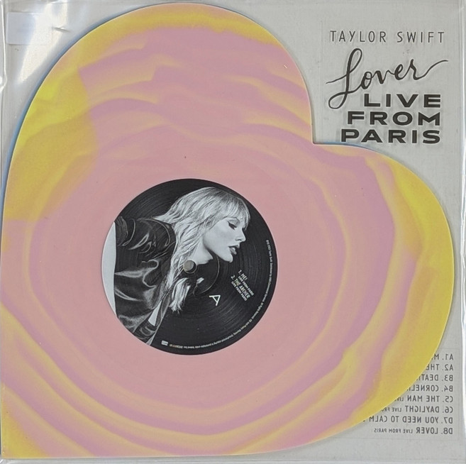 (수입 LP) TAYLOR SWIFT Lover (Live From Paris) two heartshaped Picture Discs, (수입 LP) TAYLOR SWIFT Lover (Li
