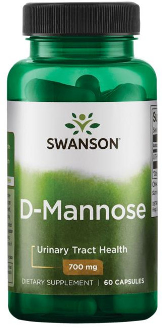 Swanson 斯旺森 D-甘露糖膠囊 700mg, 60顆, 1罐