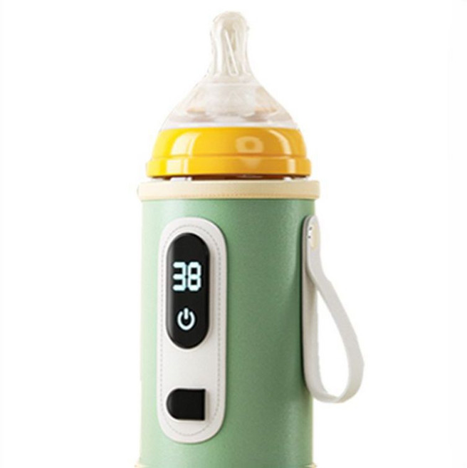 젖병 워머 외출용 분유 보온 항온 휴대용 중탕기, 핑크, 1개