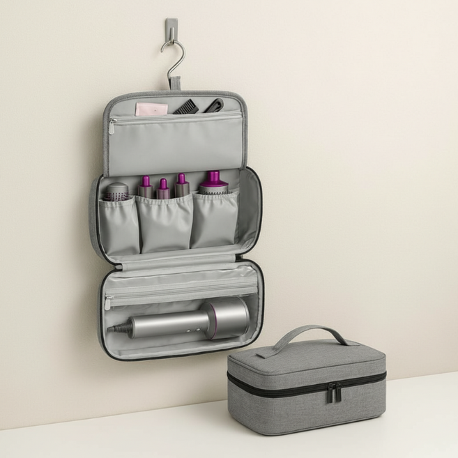 담하온 3단 분리형 투명 보호 포켓 다이슨 애어랩 파우치 가방