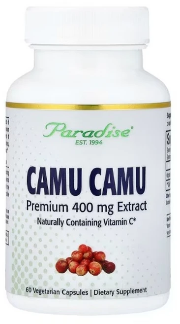 파라다이스허브 카무카무 추출물 400mg 베지 캡슐 60정 1개 - 쿠팡