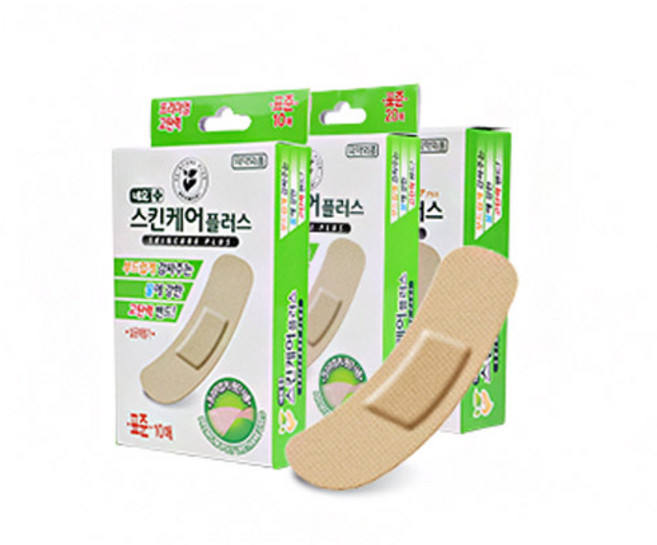 네오 스킨케어 플러스 고탄력 상처밴드 반창고, 10개입, 1개