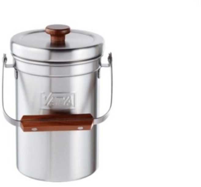 밧드야 304 스텐 냄새차단 음식물쓰레기통 2L, 1개