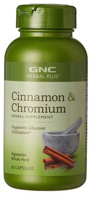 GNC 시나몬 크롬 60캡슐 크로뮴 Cinnamon Chromium, 60정, 1개