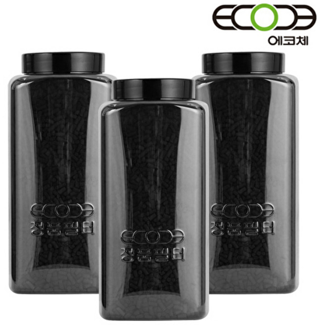 에코체 [정품] 음식물처리기 활성탄 리필 3개 ECC-800 ECC-888