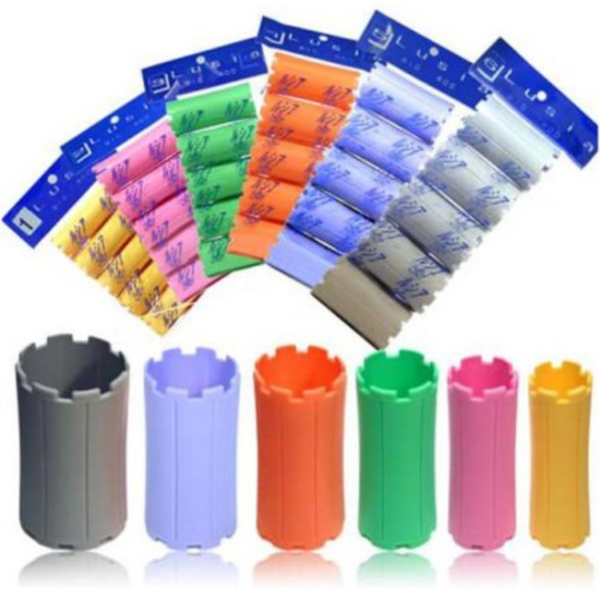 명보 루시아 바이오 세라믹 셋팅롤 롯드(1호-6호) 빅롯드 굵은롤 볼륨펌 큰롯드, 1개, 5호-보라