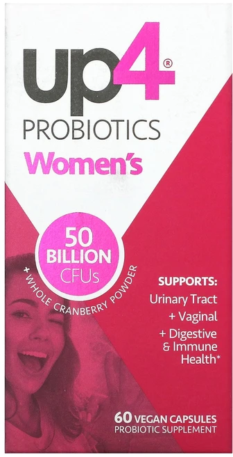 up4 Women's Probiotics 60 Vegan Capsules, up4, Women's Probiotics, 60 Ve, 1개 - 쿠팡