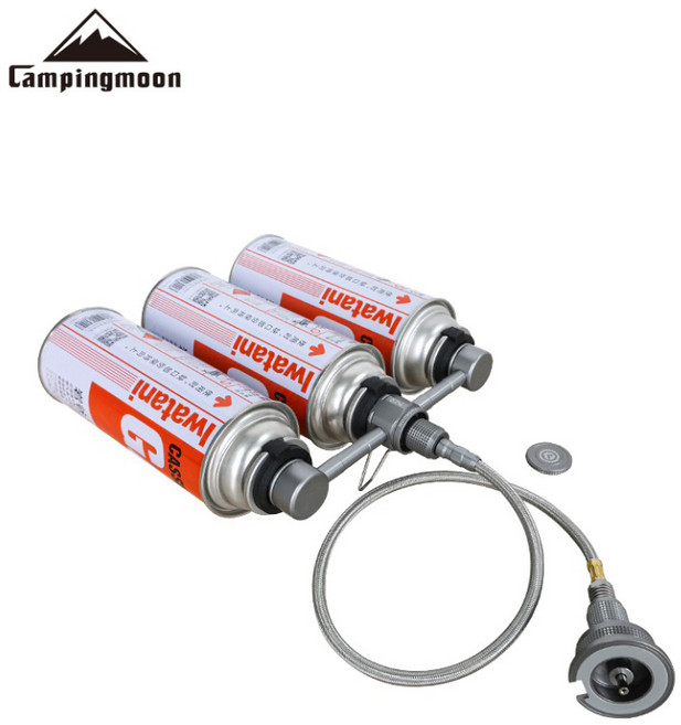 노지 캠핑 부탄가스 3구 스테이션 연결호스 (변환젠더포함), Z30+Z17+Z13M(1m), 1개