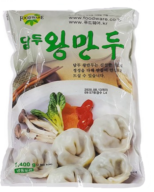 (무)(냉동)담두고기왕만두 1.4kg, 6개