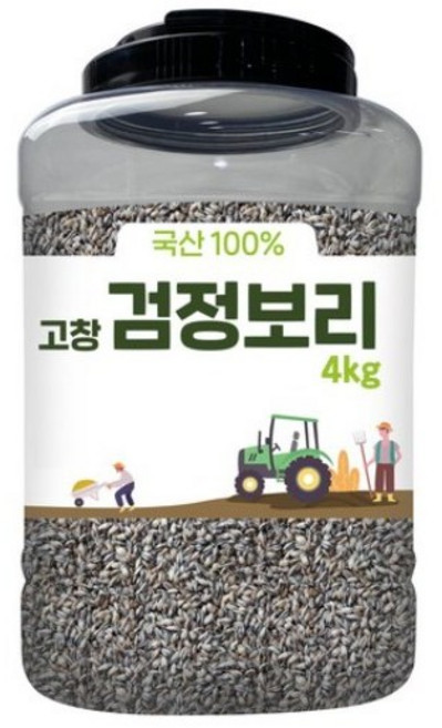대구농산 고창 검정보리쌀, 4kg, 1개
