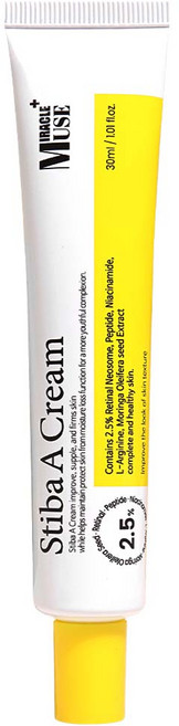 미라클뮤즈 스티바 A 크림 2.5% ( 약국 레티날 비타민 에이 크림 연고X ), 30g, 1개