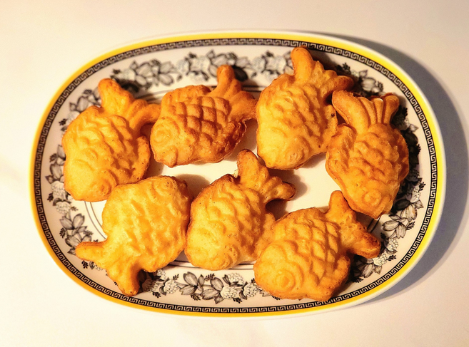 우리밀로 만든 미니 붕어빵 통팥 / 에어프라이기 전자렌지 겨울간식, 1개, 400g