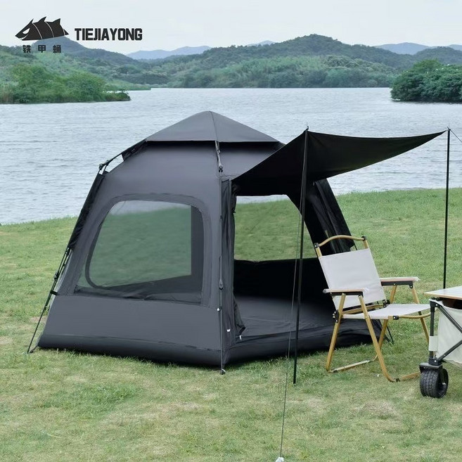 TIEJIYONG 鐵甲蛹 六角形帳篷 210D防水 UPF50+, 帳篷