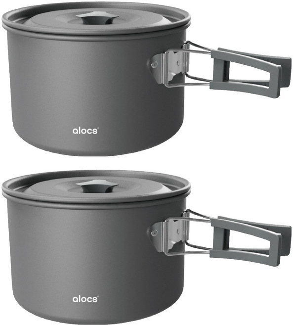 알록스 야외용 포트 CW-C71 3L, 2개, 그레이