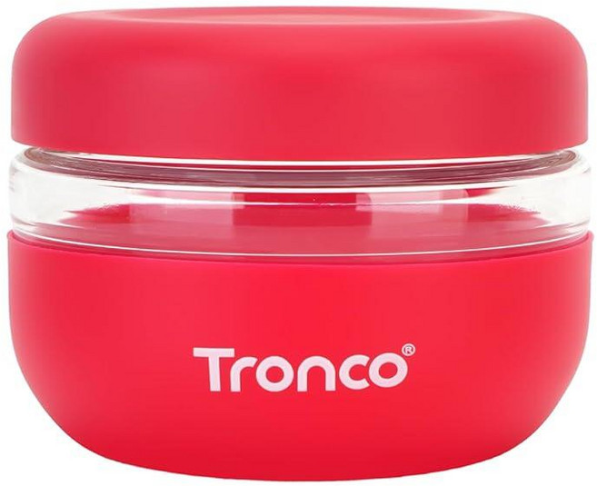 Tronco 뚜껑이 있는 473.2ml(16온스) 유리 식품 보관 용기 밀폐 누출 및 흘림 방지 유리 도시락 그릇 밀프렙 샐러드 요거트 수프 및 스튜용 전자레인지