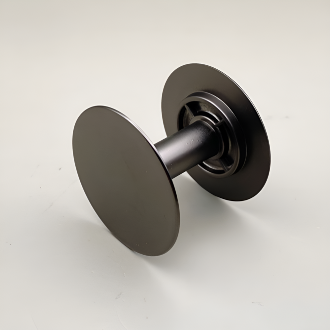 보조키 마개 흑니켈 44mm 구멍 원형 막음장치 열쇠구멍 외시경 덮개 목문 철문 현관문, 1