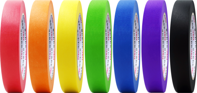 (7개입) 마스킹테이프 15mm x 40M 7컬러1세트, 1세트