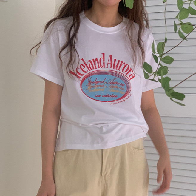 마이쏭 여성 노던라이츠모달반팔티