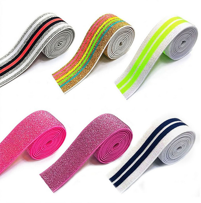 [청라핸즈] 허리고무밴드 고무줄 소프트펄 30mm (17-186), 펄 실버멀티