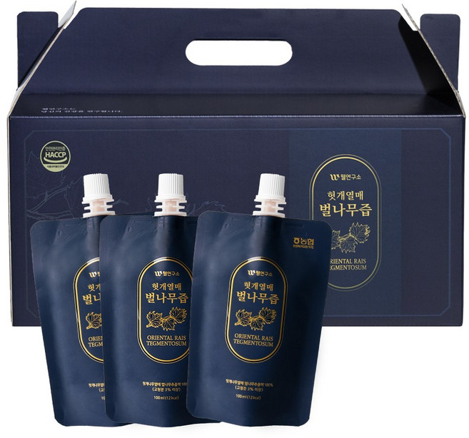 웰연구소 헛개열매 벌나무즙, 30개, 100ml