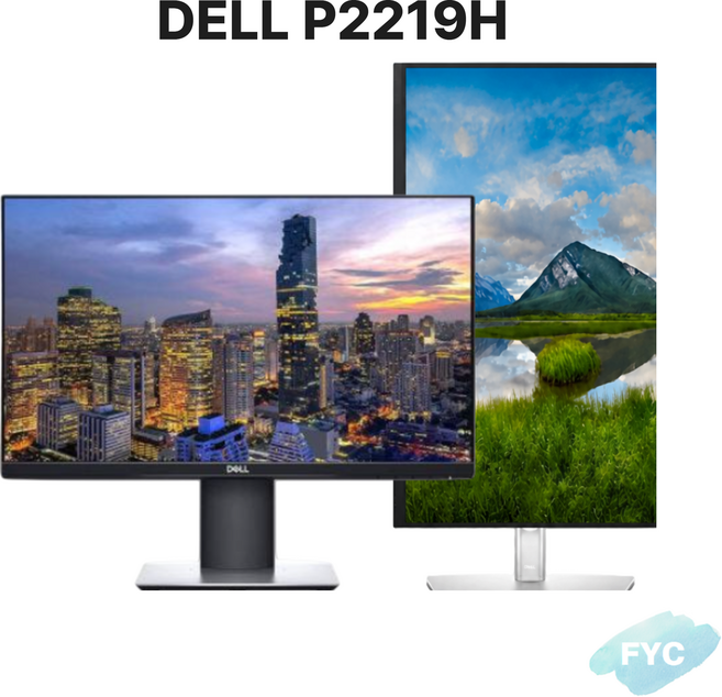 델모니터 사무용 게임용 업무용 cctv용 22인치 DELL p2219h hdmi단자 피벗 틸트기능, 54cm, P2219H B급