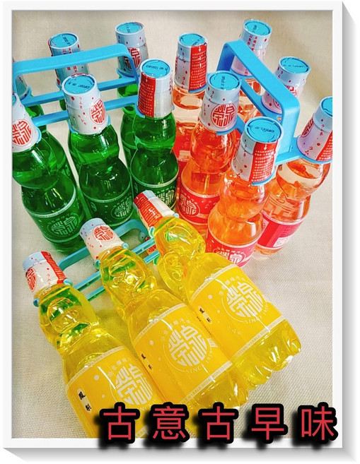 榮泉 古早味 彈珠汽水 6罐裝 塑膠瓶 懷舊零食 台灣零食, 1個, 水蜜桃 口味