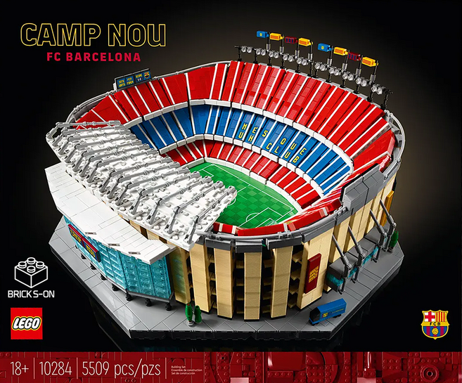 레고 아이콘즈 10284 캄 노우 FC 바르셀로나, 혼합색상, 1개