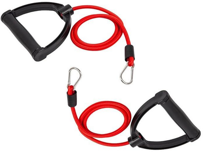 허리 트위스터 머신 필라테스 트위스터 보드 복근 트위스터용 교체 탄성 로프 - 코어 운동을 위한 홈 체육관 장비와 호환 슬림 허리 복부 지방 운동(레드 2개)