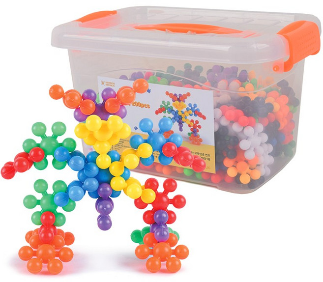 레인보우리퍼블릭 눈송이 블럭 200pcs, 1개