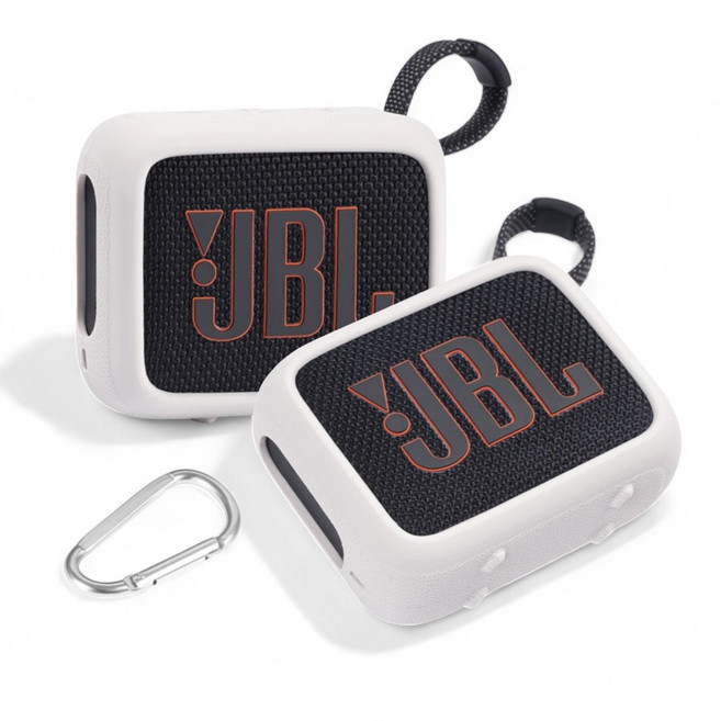 JBL GO4 컬러 하우징 범퍼 케이스, 아이보리