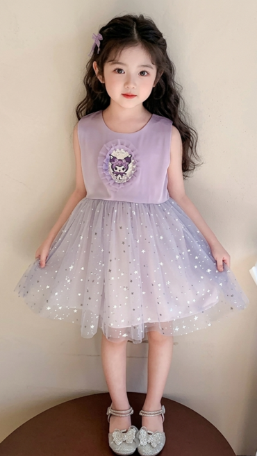 공주 민소매 원피스 (국내당일발송)