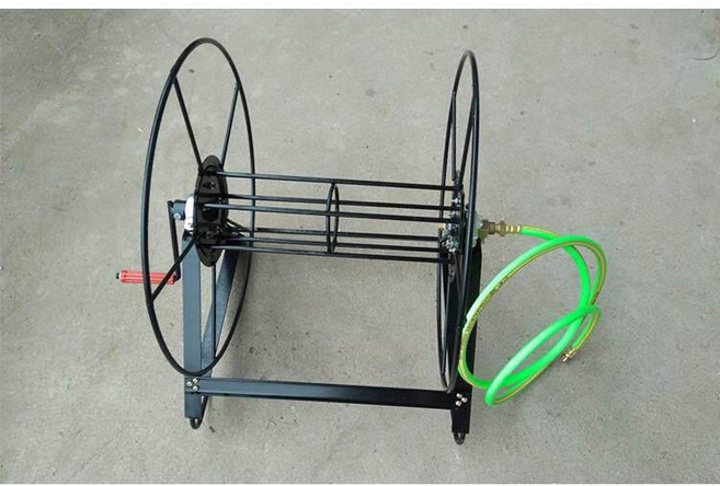 호스릴 거치대 농업용 권취기 살포기 워터릴 권선기 본체, 베어링 후크 300m 본체 전용 + 연결 호스, 1개