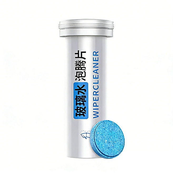 WIPERCLEANER 汽車雨刷水濃縮清潔錠, 1個, 60ml