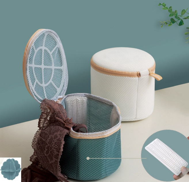 데일리공감 프리미엄 원형 그대로 브래지어 속옷 세탁망 브라세탁망 속옷세탁망 손상방지, 그린, 1개