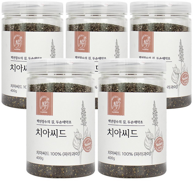 두손애약초 치아씨드 400g 5개 2kg