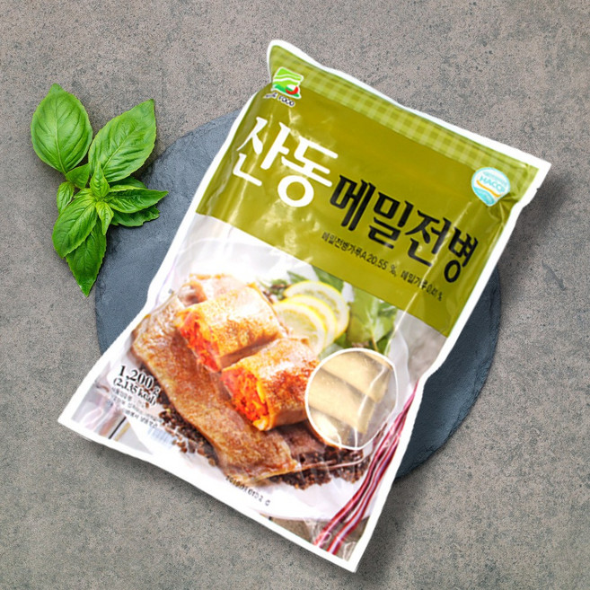 산동만두 메밀전병1.2kg 3봉, 단품, 1.2kg