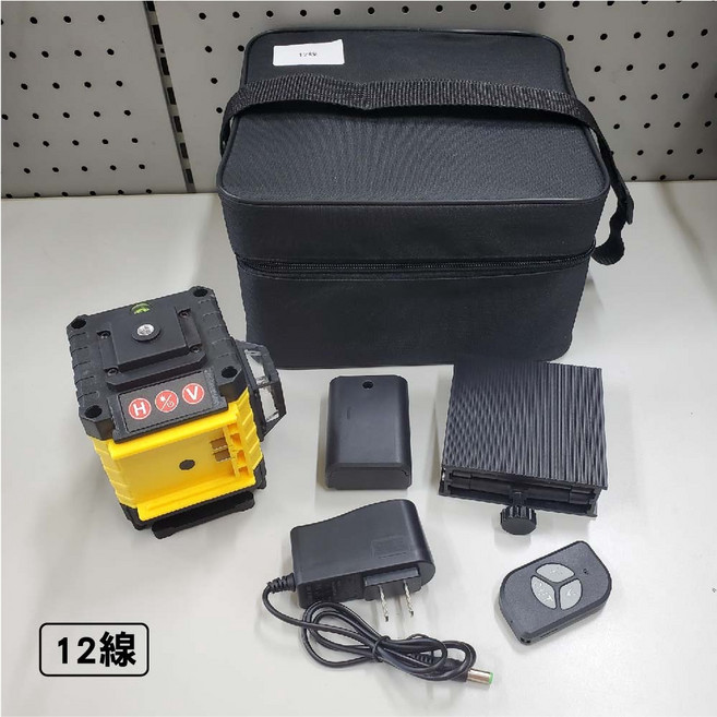 高精度激光水平儀 16線 自動調平, 1個, 12線