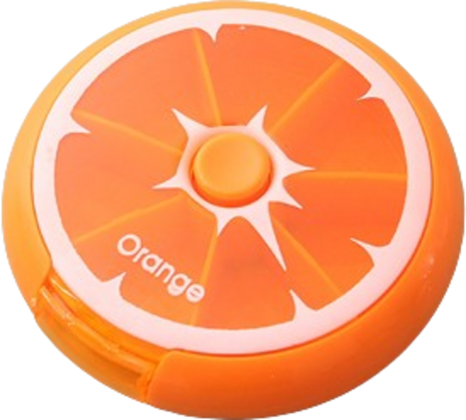 CNS 휴대용 회전형 알약케이스, 1개