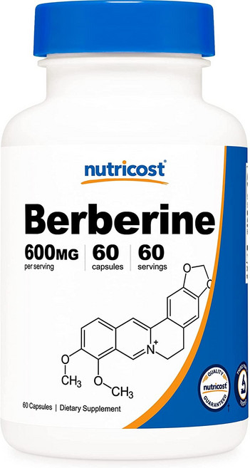 nutricost 黃連素HCI膠囊 1200mg, 60顆, 1罐